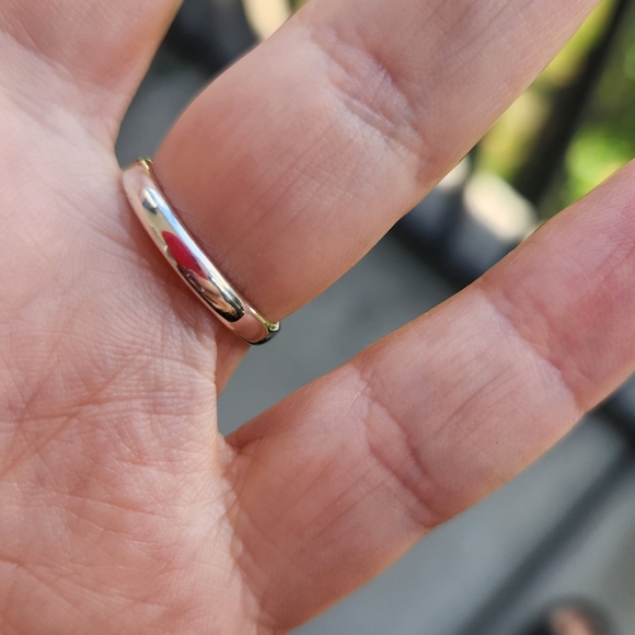 Handmade Sterling Silver 925 Oval Labradorite Ring Size 6.75 - Picture 4 of 8